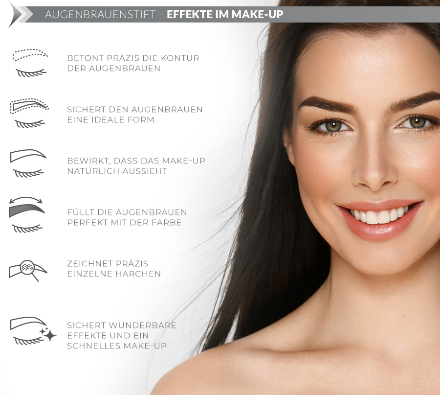 Augenbrauenstift wie es funktioniert